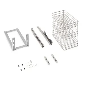 Cestello da cm30 estrazione totale soft Emuca 8381411 attacco inferiore 4292 Lage Prijs